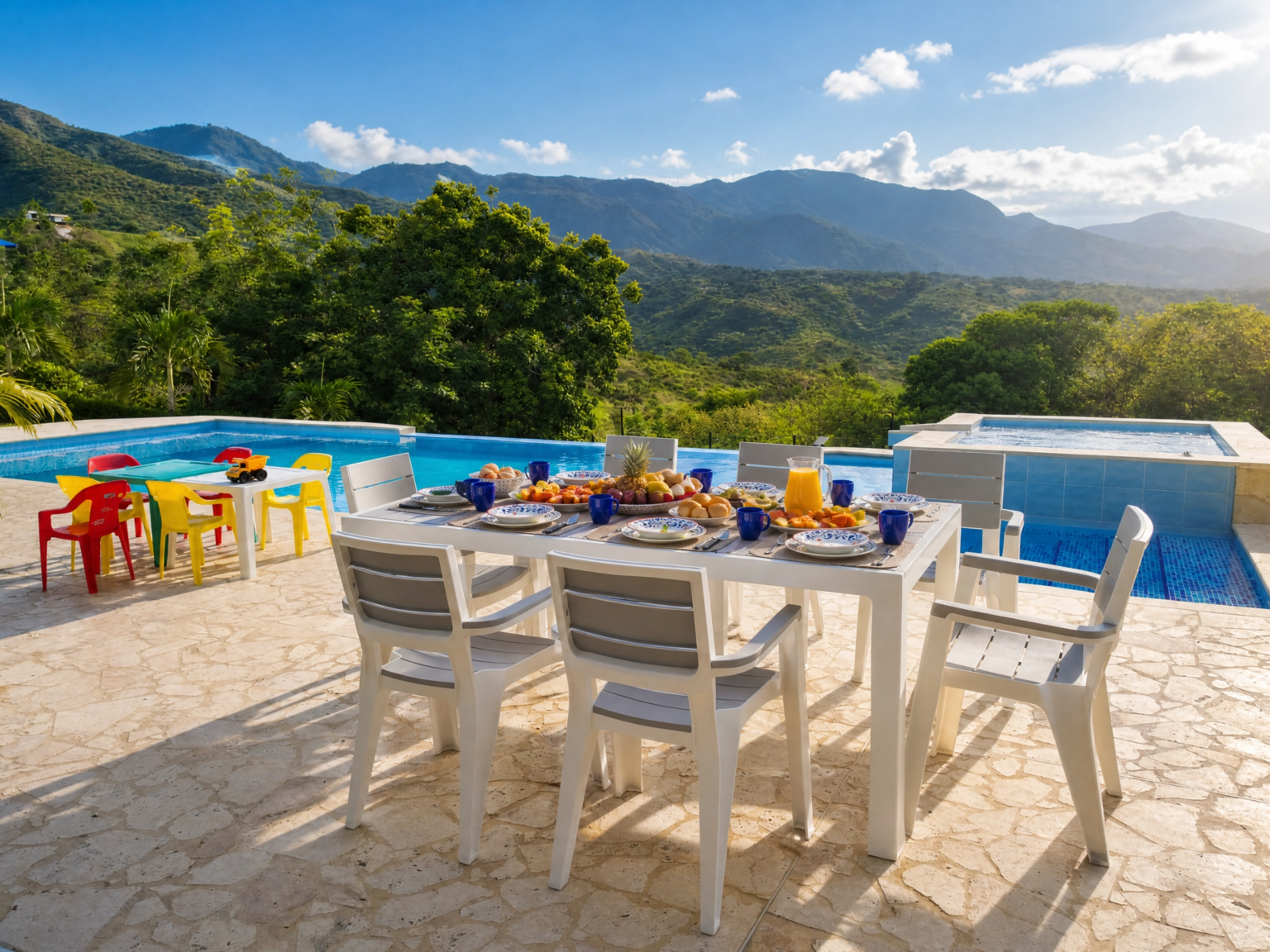 airbnb nuevabase desayuno vajilla